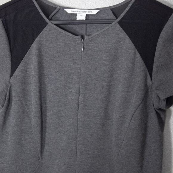 Diane von Furstenberg Women’s Dress Capsule Minimalist Modern Classic Gray 12 - Picture 4 of 10